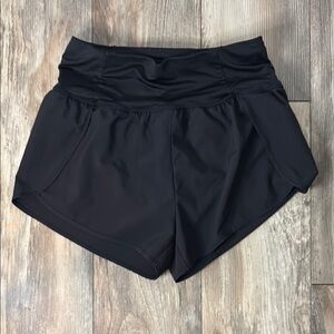 Women's Black Athletic Shorts
